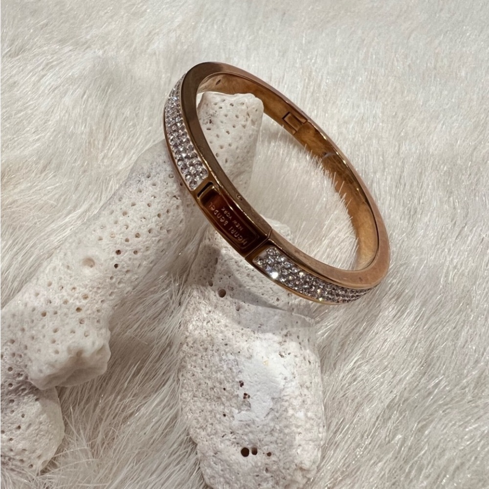 Henri Bendel Skinny Bangle Rose Gold